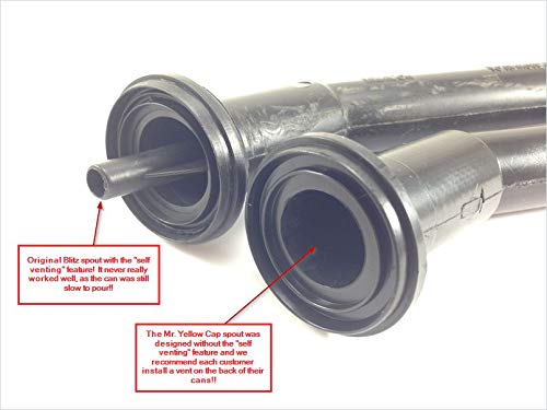 Mr. Yellow Cap 3-Pack Spout Kits for Old-Style Blitz Gas Cans