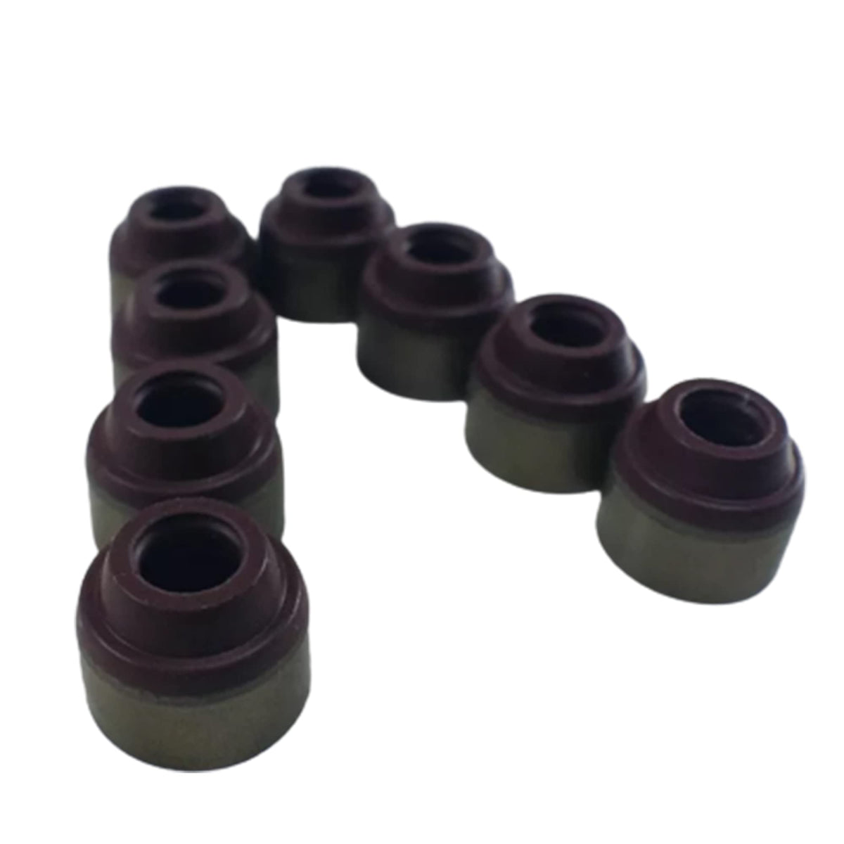 SSI Set of 8, Valve Stem Seals For Kawasaki Ninja 250R 300 400 650 650R ABS