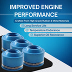 SSI Valve Stem Seal for Honda Engines - 4 Pack Valve Stem Seal Fits Honda