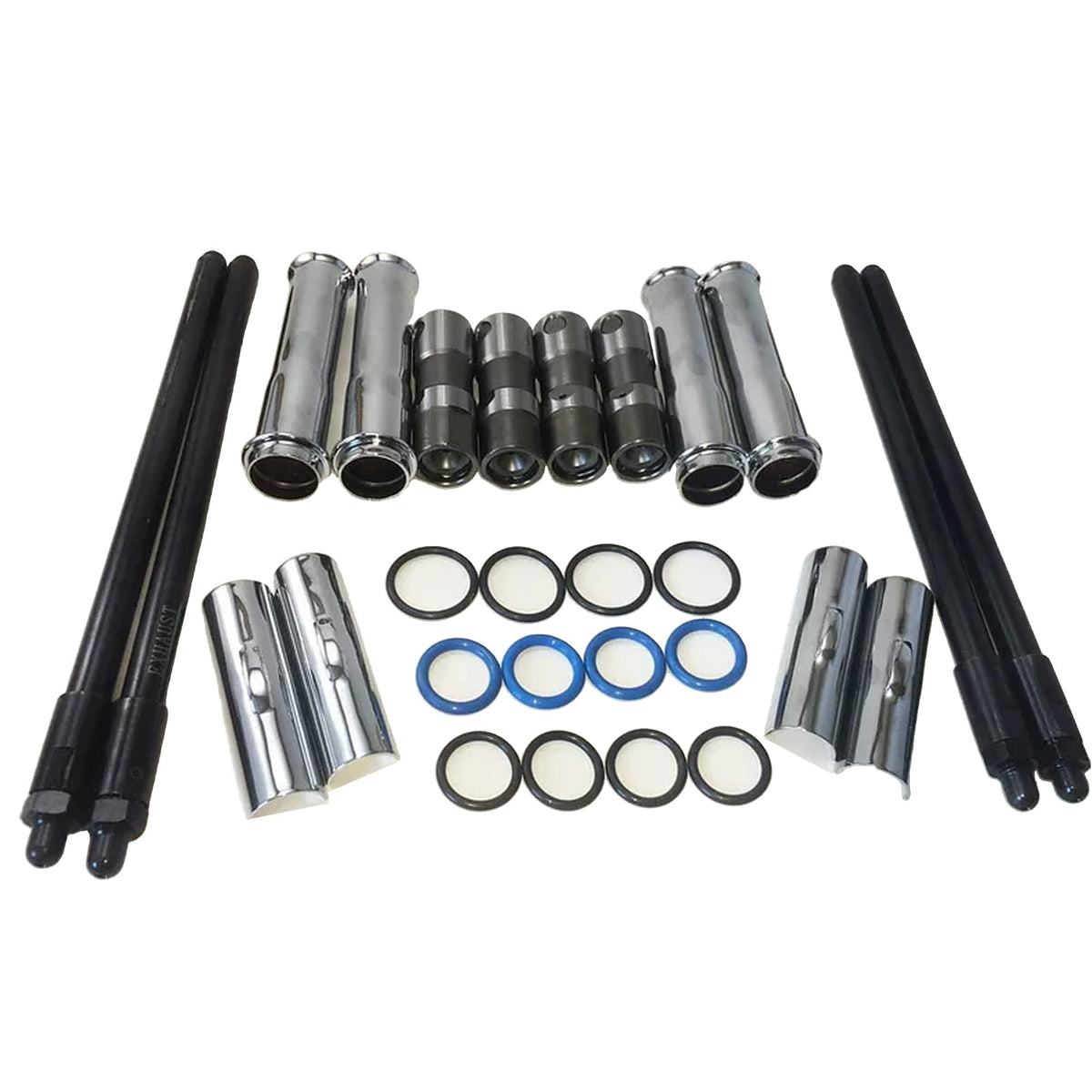 Street Sport Industries 15 Adjustable Pushrods and Push Rod Covers and Lifters For Harley Twin Cam 99