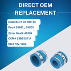 Street Sport Industries Rubber Positive Valve Stem Seal - Fits an 11/32" Valve Stem and a .500" Guide O.D., Valve Seals 
