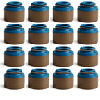 SSI 16pcs, Rubber Positive Valve Stem Seal - 3/8" Valve Stem and a .500"