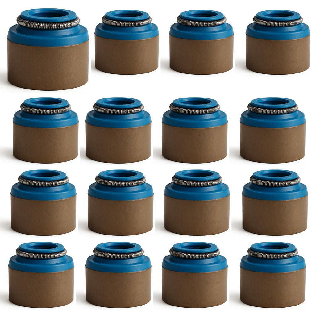 Street Sport Industries Valve Stem Seals Set (16pcs) for Dodge Dakota Ram Durango Van 5.2L 5.9L V8 Magnum | Interchange 