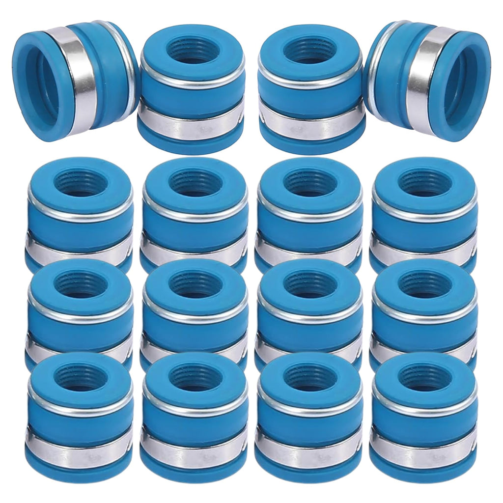 Street Sport Industries Rubber Positive Valve Stem Seal - Fits an 11/32" Valve Stem and a .500" Guide O.D., Valve Seals 