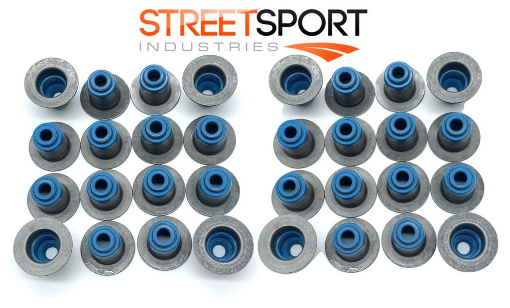 Fits Ford Lincoln 5.4L DOHC 1999 - 2010 FKM Valve Stem Seals - Set of 32 - NEW
