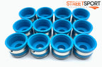 Valve Seals 8mm X .530" – FKM "Positive" Valve Stem Oil Seals – Set of 12 - New