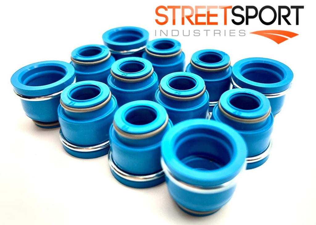 Valve Seals Fits Nissan Forklift 2.8L SOHC 12v TB42 TB45 FKM - Set of 12 - NEW