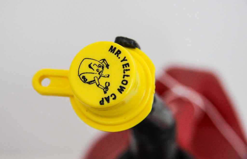 Mr. Yellow Cap BLITZ Yellow Spout Caps with FREE Vent - Fits Spouts #900302 900092 900094