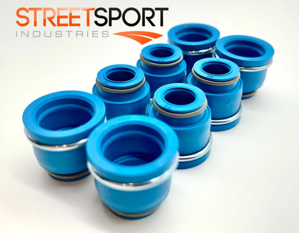 Valve Seals Fits "83-88" Nissan SOHC 8v SD25 Diesel 2.5L FKM - Set of 8 - NEW!