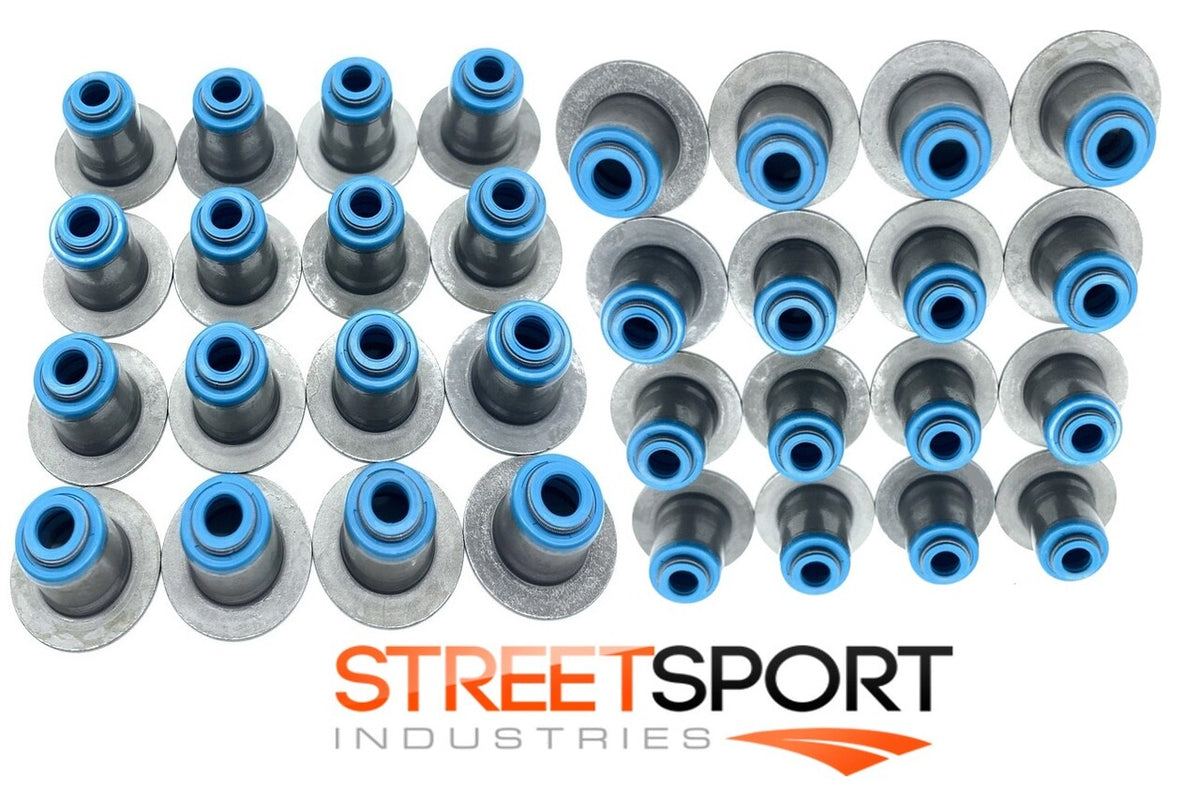 Fits Ford Lincoln 5.4L DOHC 1999 - 2010 FKM Valve Stem Seals - Set of 32 - NEW