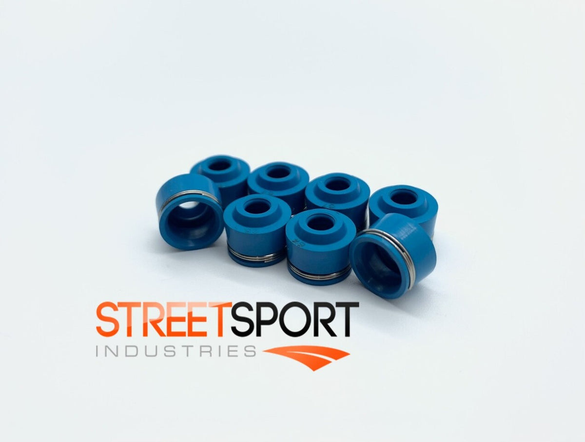 Suzuki Motorcycle Int & Exh Valve Stem Seals - 09289-04002 - Set of 8 - NEW!!
