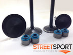 Harley Ironhead Sportster 70-85 Ss Int & 1 9/16 " Exh Valves + Joints Set 4 Neuf
