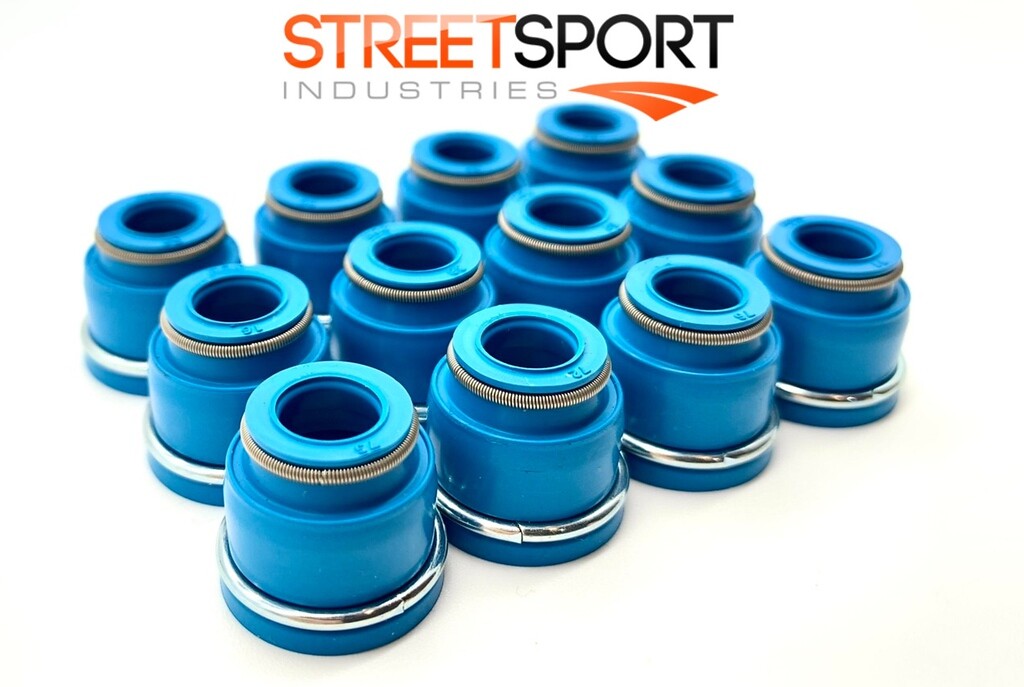 Valve Seals Fits 72-02 Datsun Nissan 2.6L 2.8L SOHC 12v L26 L28 L28E LD28 FKM 12