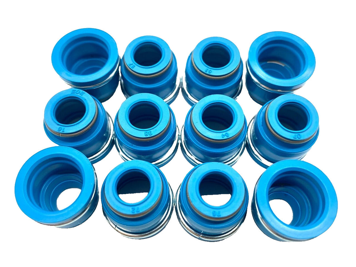 Valve Seals Fits Nissan Forklift 2.8L SOHC 12v TB42 TB45 FKM - Set of 12 - NEW