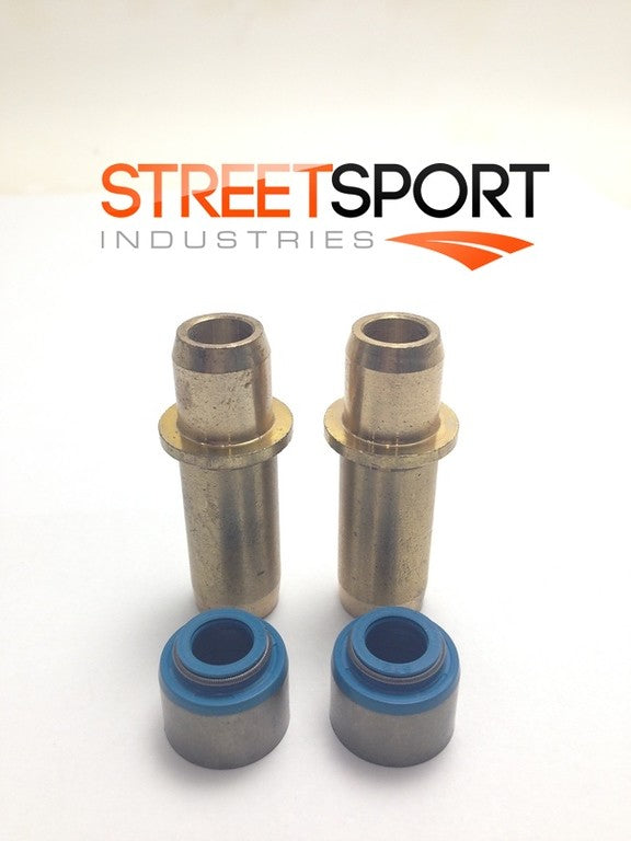 Harley IRONHEAD Sportster "57-85" INTAKE VITON Valve Seals & GUIDES - 2 ea - NEW