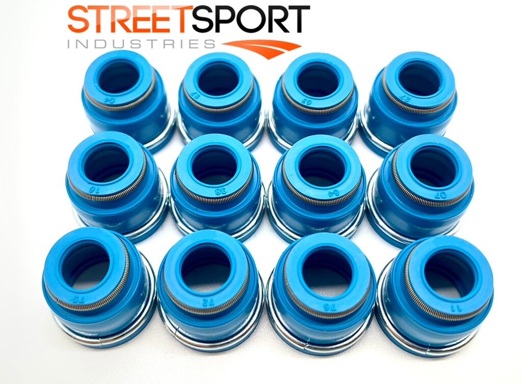 Valve Seals Fits 72-02 Datsun Nissan 2.6L 2.8L SOHC 12v L26 L28 L28E LD28 FKM 12