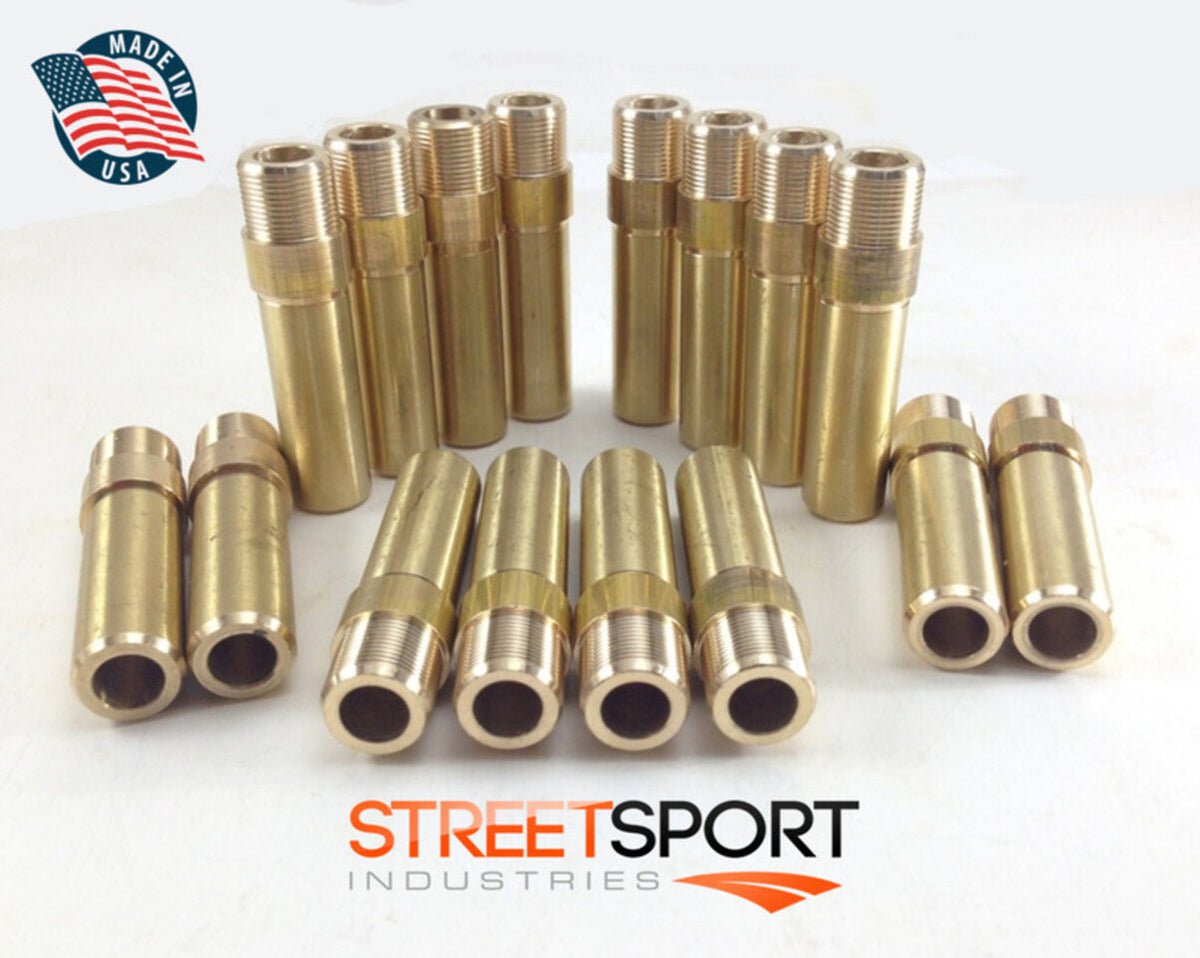 CHEVY/GM LS1 LS2 LS3 LSX AFR Manganese Bronze Valve Guides USA - Set of 16