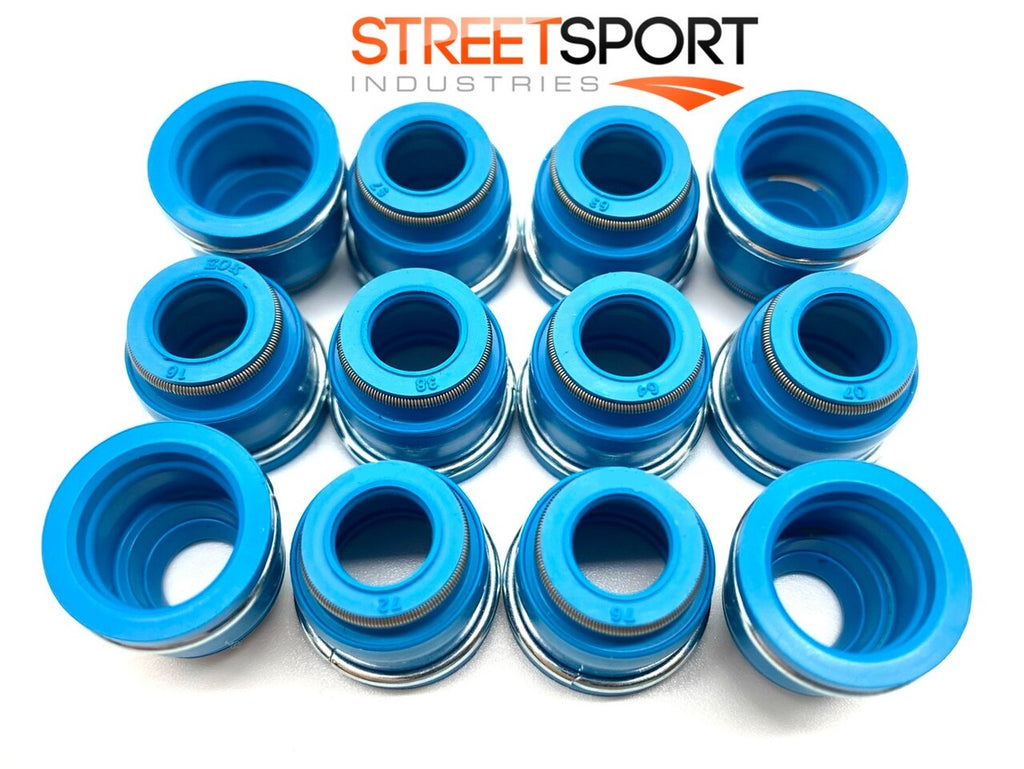 Valve Seals Fits 70-02 Datsun Nissan 2.4L 2.6L 2.8L SOHC 12v L24 L24E L28E FKM