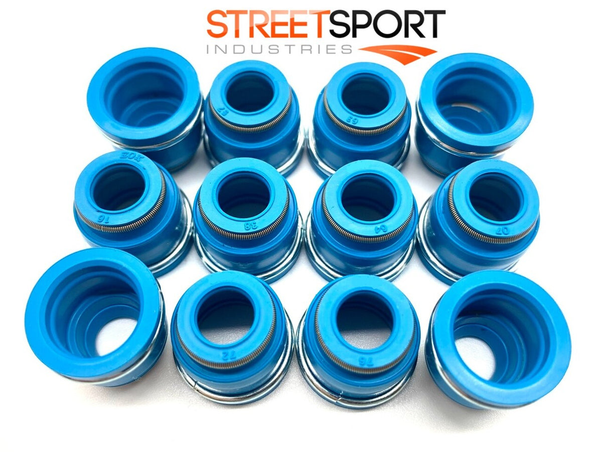 Valve Seals Fits 70-02 Datsun Nissan 2.4L 2.6L 2.8L SOHC 12v L24 L24E L28E FKM