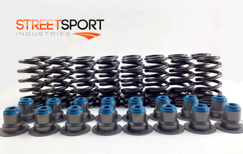560" Lift Beehive Valve Springs w/ Seals for 02 - UP Chevrolet Gen II III IV LS