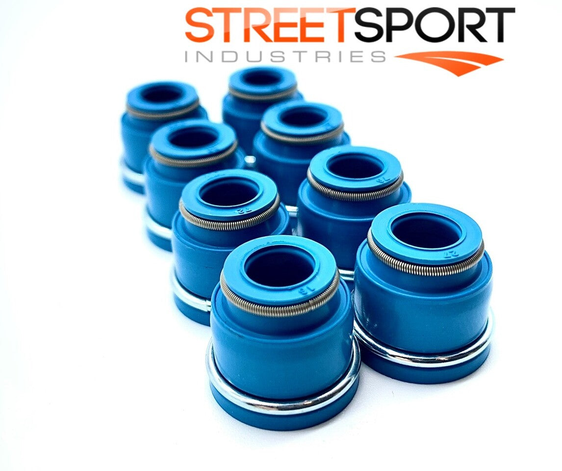 Valve Seals Fits "83-88" Nissan SOHC 8v SD25 Diesel 2.5L FKM - Set of 8 - NEW!