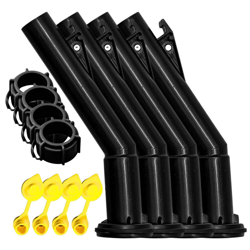 4 - Blitz Gas Can "Spouts Rings Vents" Replacement Vintage 900302 900092 - NEW!!