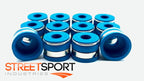 Valve Seals 8mm X .530" – FKM "Positive" Valve Stem Oil Seals – Set of 12 - New