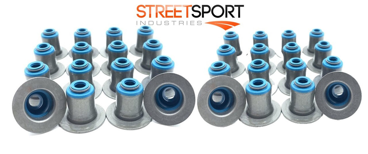Fits Ford Lincoln 5.4L DOHC 1999 - 2010 FKM Valve Stem Seals - Set of 32 - NEW