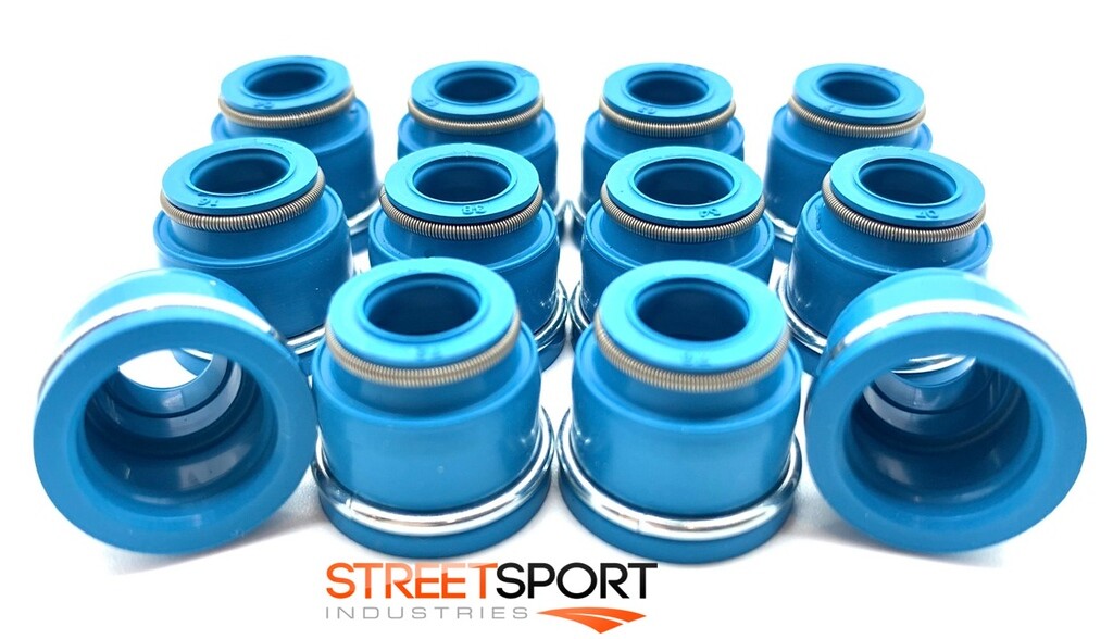 Valve Seals Fits Nissan Forklift 2.8L SOHC 12v TB42 TB45 FKM - Set of 12 - NEW