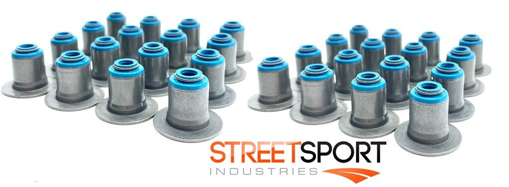Fits Ford Lincoln 5.4L DOHC 1999 - 2010 FKM Valve Stem Seals - Set of 32 - NEW